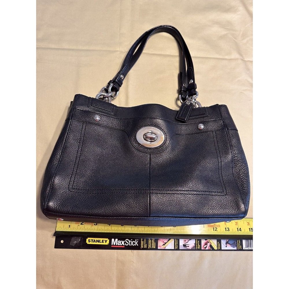  Coach Peyton Penelope Satchel Carryall Purse F16531 Black $328